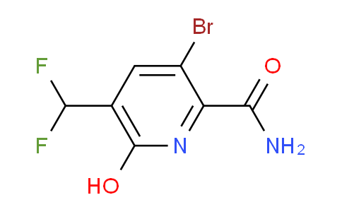 3-Bromo-5-(difluoromethyl)-6-hydroxypyridine-2-carboxamide