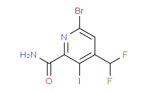 AM90073 | 1805919-16-7 | 6-Bromo-4-(difluoromethyl)-3-iodopyridine-2-carboxamide