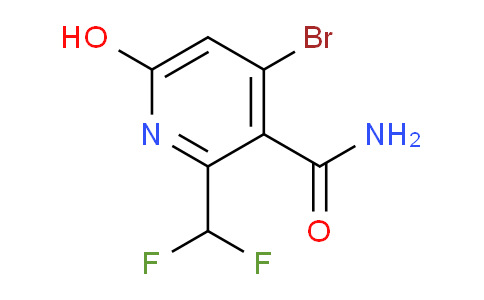 4-Bromo-2-(difluoromethyl)-6-hydroxypyridine-3-carboxamide