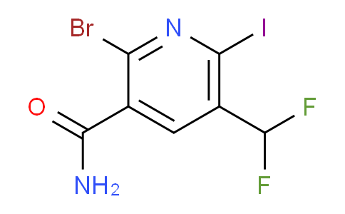 AM90080 | 1805919-24-7 | 2-Bromo-5-(difluoromethyl)-6-iodopyridine-3-carboxamide