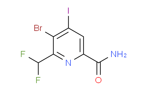 AM90085 | 1805416-44-7 | 3-Bromo-2-(difluoromethyl)-4-iodopyridine-6-carboxamide