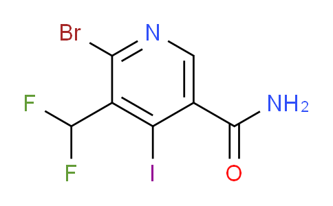 AM90086 | 1805351-44-3 | 2-Bromo-3-(difluoromethyl)-4-iodopyridine-5-carboxamide