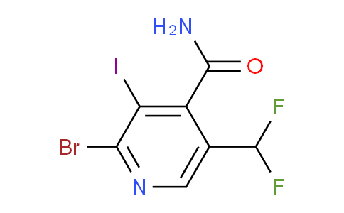 AM90091 | 1805415-34-2 | 2-Bromo-5-(difluoromethyl)-3-iodopyridine-4-carboxamide