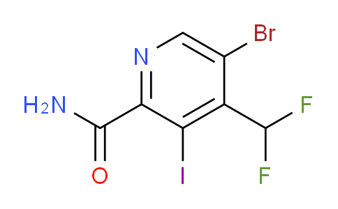 AM90092 | 1805416-54-9 | 5-Bromo-4-(difluoromethyl)-3-iodopyridine-2-carboxamide