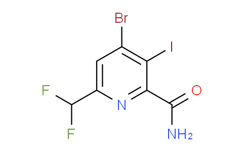 AM90101 | 1805919-42-9 | 4-Bromo-6-(difluoromethyl)-3-iodopyridine-2-carboxamide