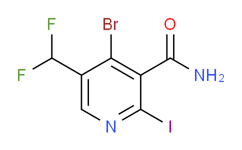 AM90108 | 1805348-24-6 | 4-Bromo-5-(difluoromethyl)-2-iodopyridine-3-carboxamide