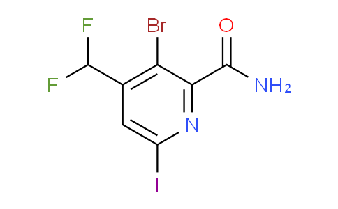 AM90110 | 1806866-22-7 | 3-Bromo-4-(difluoromethyl)-6-iodopyridine-2-carboxamide