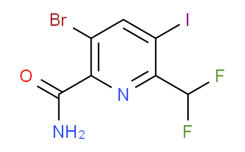 AM90112 | 1805245-98-0 | 5-Bromo-2-(difluoromethyl)-3-iodopyridine-6-carboxamide