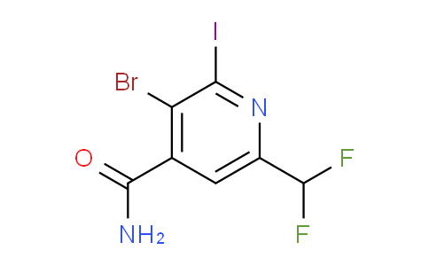 AM90114 | 1805351-49-8 | 3-Bromo-6-(difluoromethyl)-2-iodopyridine-4-carboxamide