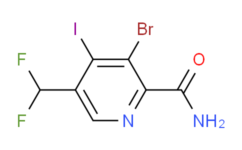 AM90116 | 1806866-27-2 | 3-Bromo-5-(difluoromethyl)-4-iodopyridine-2-carboxamide