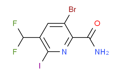 AM90118 | 1806908-33-7 | 3-Bromo-5-(difluoromethyl)-6-iodopyridine-2-carboxamide