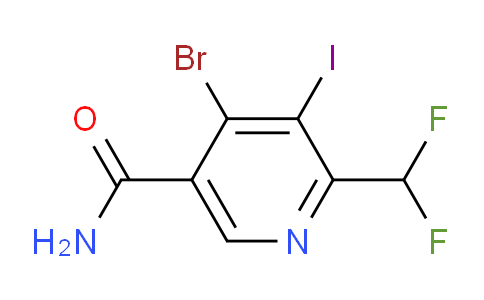 AM90119 | 1805351-47-6 | 4-Bromo-2-(difluoromethyl)-3-iodopyridine-5-carboxamide