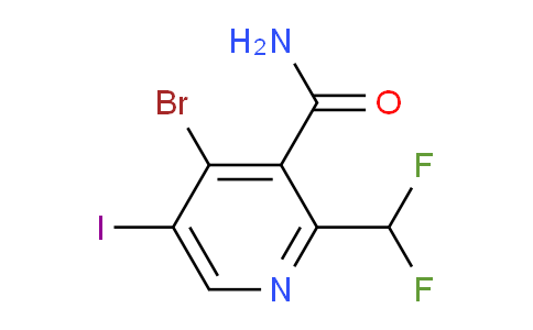 AM90120 | 1805416-72-1 | 4-Bromo-2-(difluoromethyl)-5-iodopyridine-3-carboxamide