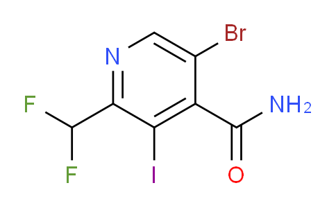 AM90129 | 1805416-89-0 | 5-Bromo-2-(difluoromethyl)-3-iodopyridine-4-carboxamide