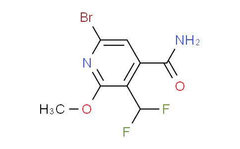 AM90142 | 1805430-16-3 | 6-Bromo-3-(difluoromethyl)-2-methoxypyridine-4-carboxamide