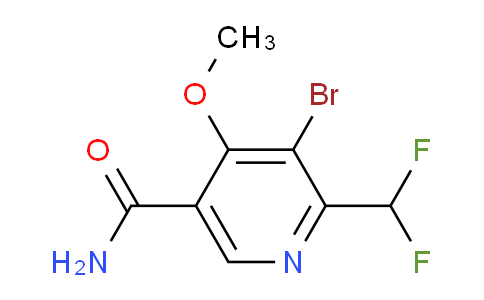 AM90145 | 1805341-09-6 | 3-Bromo-2-(difluoromethyl)-4-methoxypyridine-5-carboxamide