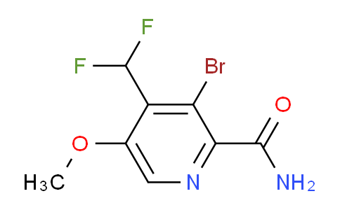 3-Bromo-4-(difluoromethyl)-5-methoxypyridine-2-carboxamide