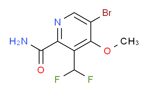 5-Bromo-3-(difluoromethyl)-4-methoxypyridine-2-carboxamide