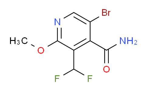 5-Bromo-3-(difluoromethyl)-2-methoxypyridine-4-carboxamide