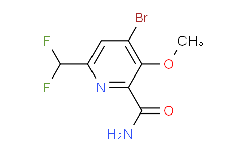 AM90153 | 1806909-80-7 | 4-Bromo-6-(difluoromethyl)-3-methoxypyridine-2-carboxamide