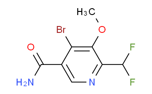 AM90160 | 1805430-40-3 | 4-Bromo-2-(difluoromethyl)-3-methoxypyridine-5-carboxamide
