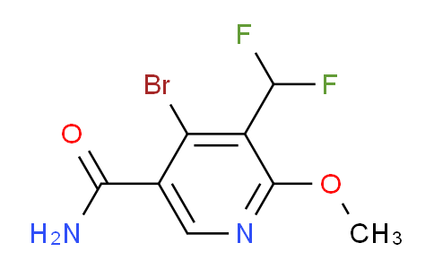 4-Bromo-3-(difluoromethyl)-2-methoxypyridine-5-carboxamide