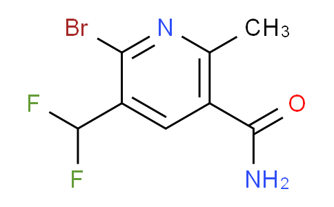 2-Bromo-3-(difluoromethyl)-6-methylpyridine-5-carboxamide