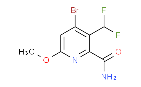 4-Bromo-3-(difluoromethyl)-6-methoxypyridine-2-carboxamide