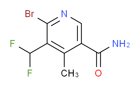 2-Bromo-3-(difluoromethyl)-4-methylpyridine-5-carboxamide