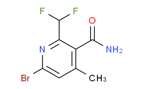 AM90174 | 1804671-49-5 | 6-Bromo-2-(difluoromethyl)-4-methylpyridine-3-carboxamide