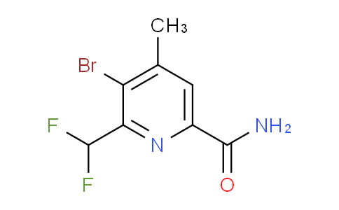 AM90178 | 1805435-65-7 | 3-Bromo-2-(difluoromethyl)-4-methylpyridine-6-carboxamide
