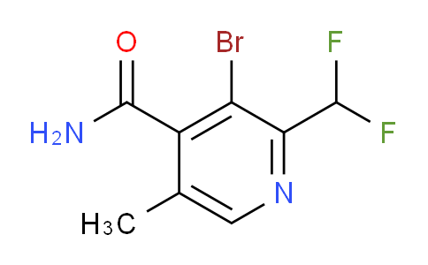 AM90187 | 1806920-49-9 | 3-Bromo-2-(difluoromethyl)-5-methylpyridine-4-carboxamide