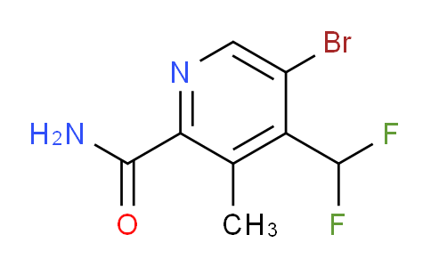 5-Bromo-4-(difluoromethyl)-3-methylpyridine-2-carboxamide