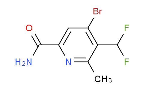 4-Bromo-3-(difluoromethyl)-2-methylpyridine-6-carboxamide