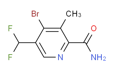 4-Bromo-5-(difluoromethyl)-3-methylpyridine-2-carboxamide