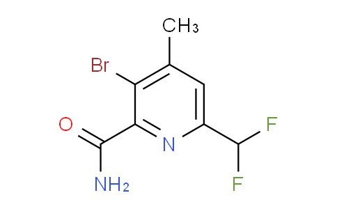 AM90201 | 1805252-02-1 | 3-Bromo-6-(difluoromethyl)-4-methylpyridine-2-carboxamide