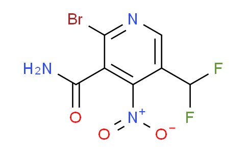 2-Bromo-5-(difluoromethyl)-4-nitropyridine-3-carboxamide