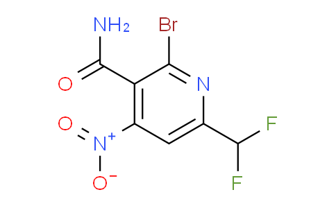 2-Bromo-6-(difluoromethyl)-4-nitropyridine-3-carboxamide