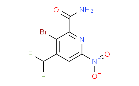 AM90223 | 1805449-15-3 | 3-Bromo-4-(difluoromethyl)-6-nitropyridine-2-carboxamide