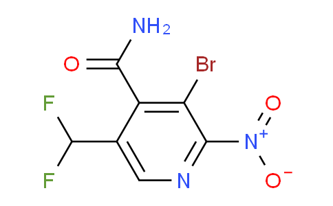 AM90224 | 1805360-31-9 | 3-Bromo-5-(difluoromethyl)-2-nitropyridine-4-carboxamide