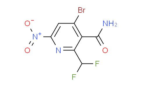 AM90232 | 1805449-42-6 | 4-Bromo-2-(difluoromethyl)-6-nitropyridine-3-carboxamide