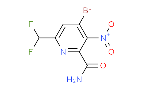 AM90235 | 1806922-75-7 | 4-Bromo-6-(difluoromethyl)-3-nitropyridine-2-carboxamide