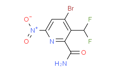 AM90237 | 1805449-50-6 | 4-Bromo-3-(difluoromethyl)-6-nitropyridine-2-carboxamide