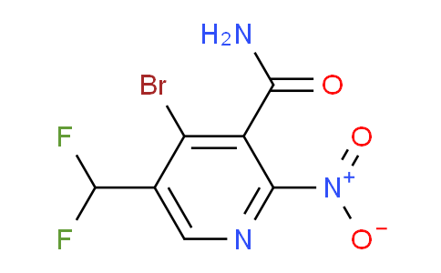 AM90239 | 1804486-58-5 | 4-Bromo-5-(difluoromethyl)-2-nitropyridine-3-carboxamide