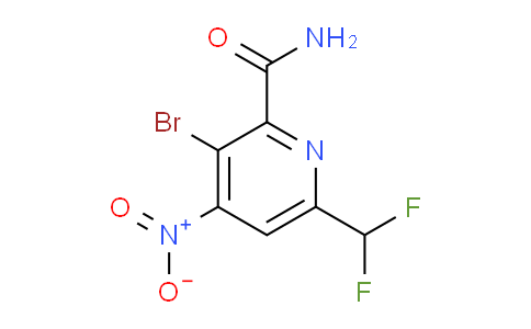 AM90241 | 1805037-22-2 | 3-Bromo-6-(difluoromethyl)-4-nitropyridine-2-carboxamide