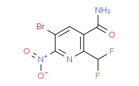 AM90242 | 1805449-60-8 | 3-Bromo-6-(difluoromethyl)-2-nitropyridine-5-carboxamide