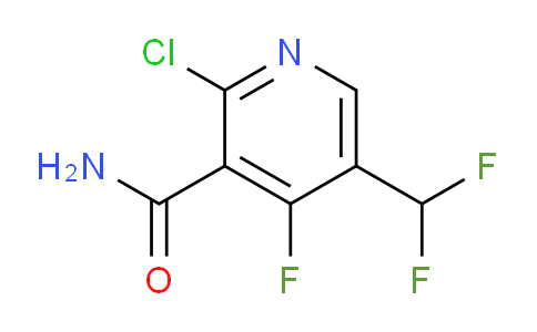 2-Chloro-5-(difluoromethyl)-4-fluoropyridine-3-carboxamide