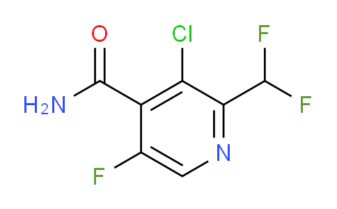 3-Chloro-2-(difluoromethyl)-5-fluoropyridine-4-carboxamide