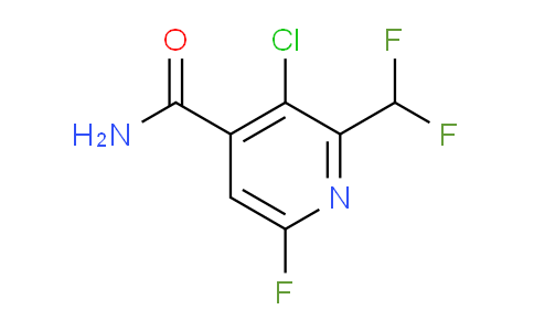 3-Chloro-2-(difluoromethyl)-6-fluoropyridine-4-carboxamide