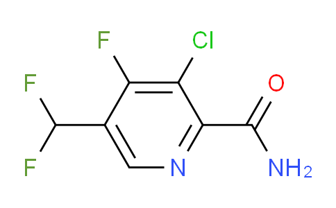 3-Chloro-5-(difluoromethyl)-4-fluoropyridine-2-carboxamide